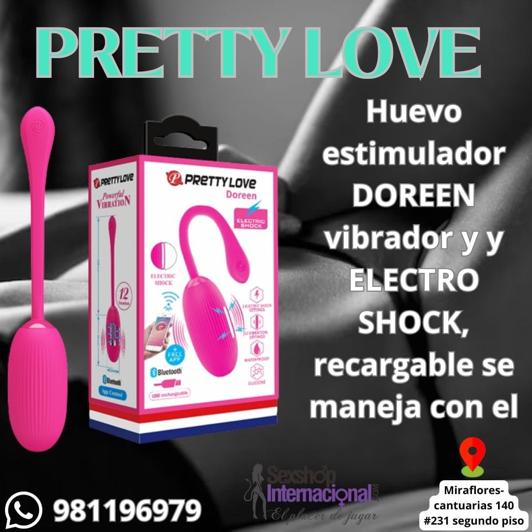 BALA VIBRADORA - DOBLE ESTIMULACION-PRETTY LOVE DOREEN-DE APLICACION-SEXSHOP LIMA 971890151